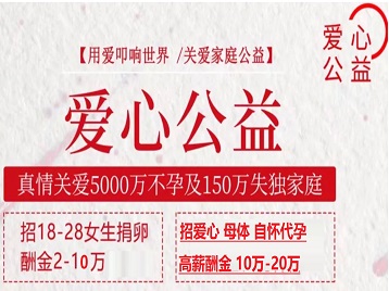 景洪捐卵助孕生子 爱心志愿者招募